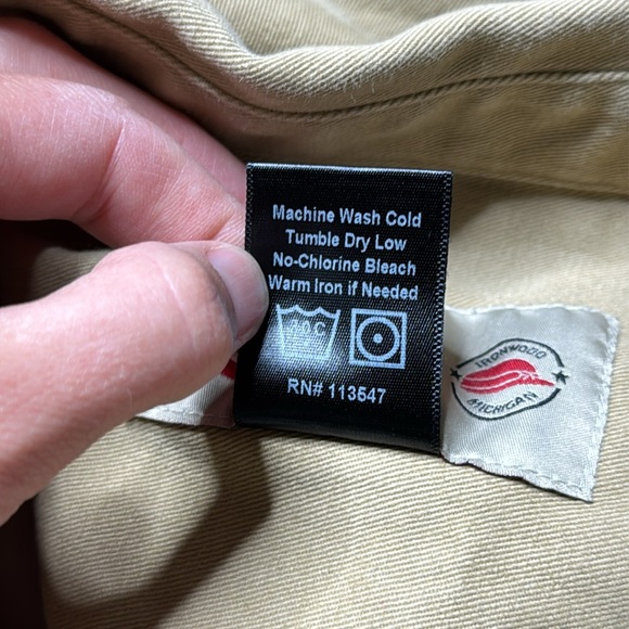 Stormy Kromer Long Sleeve Button Up Shirt Size Large - Picture 8 of 8